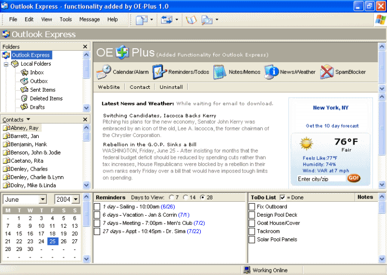 OE-Plus Screenshot